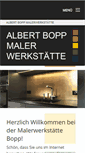 Mobile Screenshot of malerbopp.de